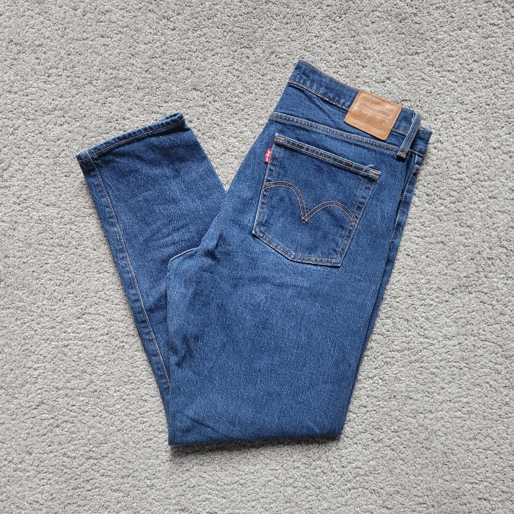 Levi's 501 Wedgie Straight Medium Wash Jeans Womens 31W
